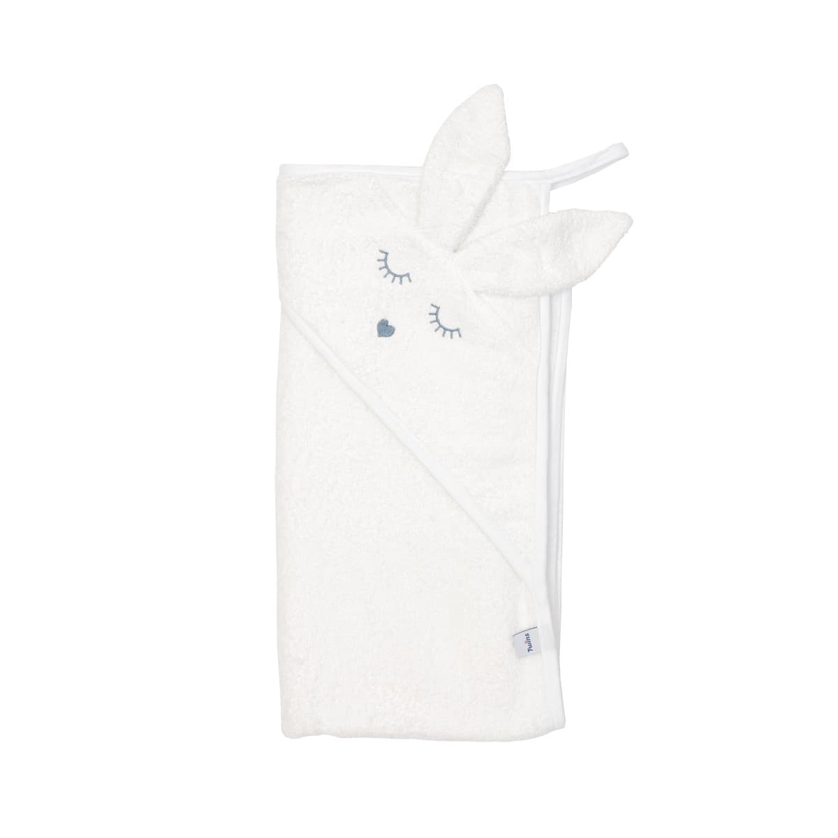 Полотенце-уголок для купания Twins Rabbit white 1500-TANК-01