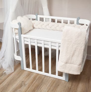 Бампер-коса Twins Teddy 120 см 2020-K3T120-205 Creme brulee Бампер-коса Twins Teddy 120 см 2020-K3T120-205 Creme brulee