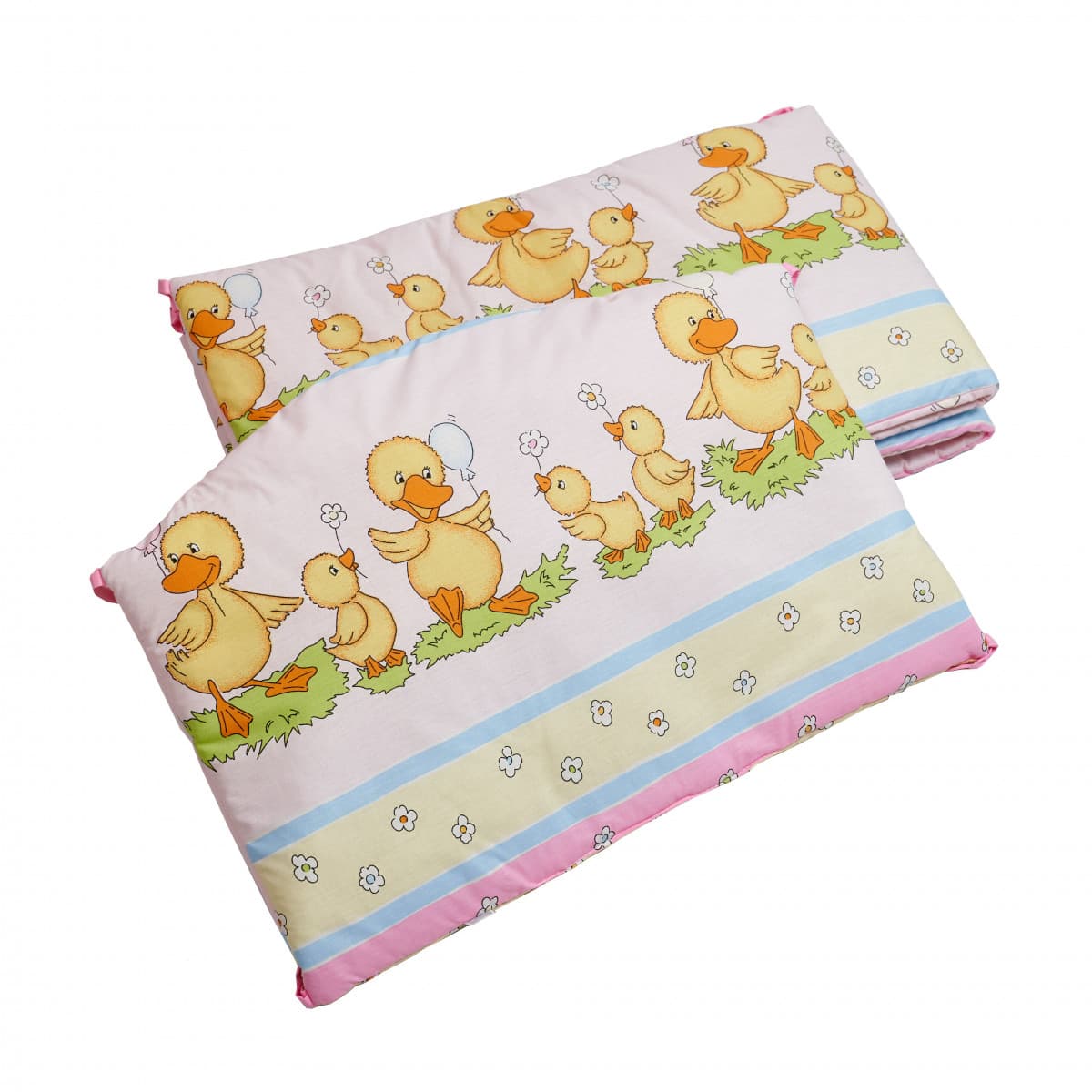Бампер Twins Comfort 2051-C-026 Каченята рожеві Бампер Twins Comfort 2051-C-026 Каченята рожеві