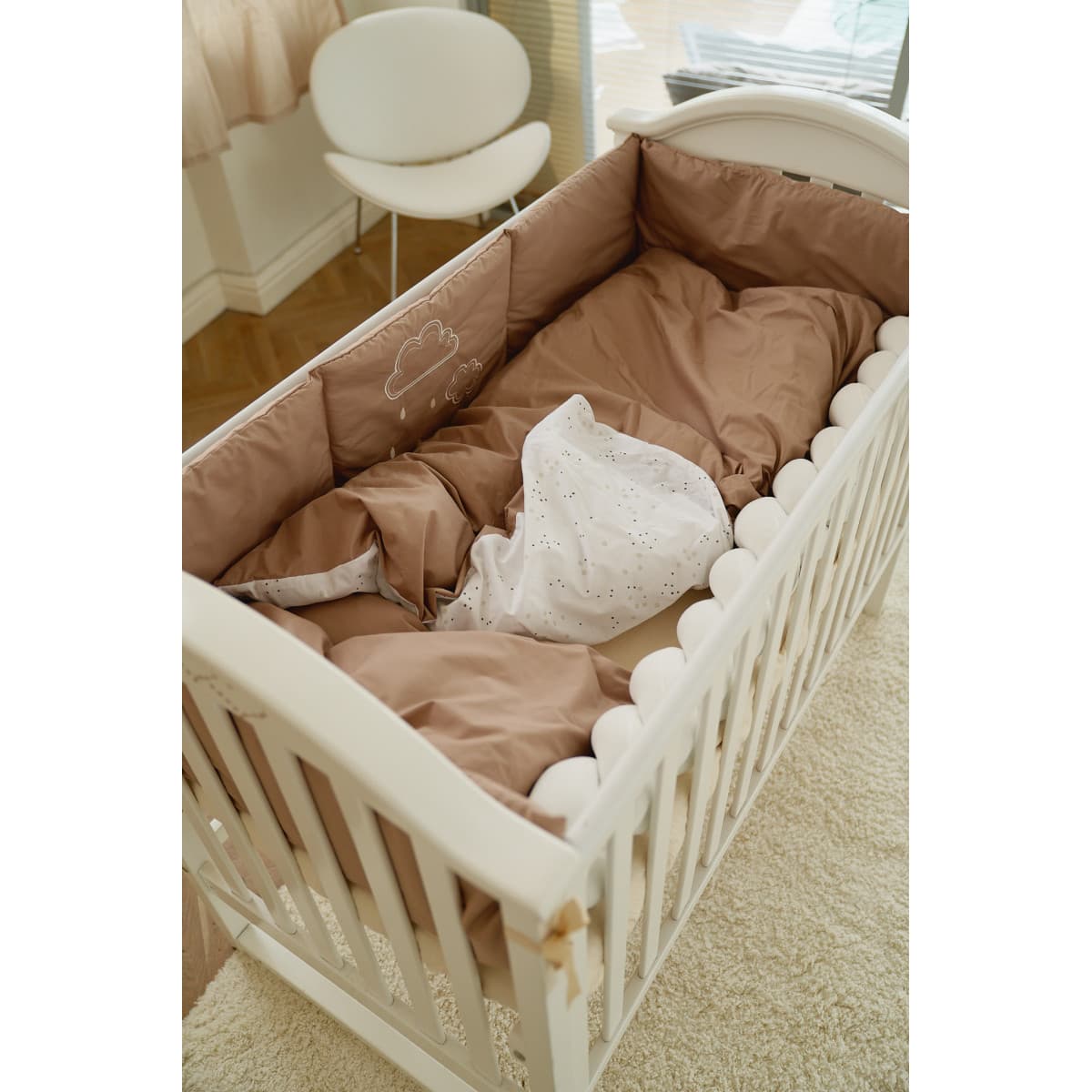 Постельный комплект Twins Fluffy Puffy 7ед 4076-TFP-201