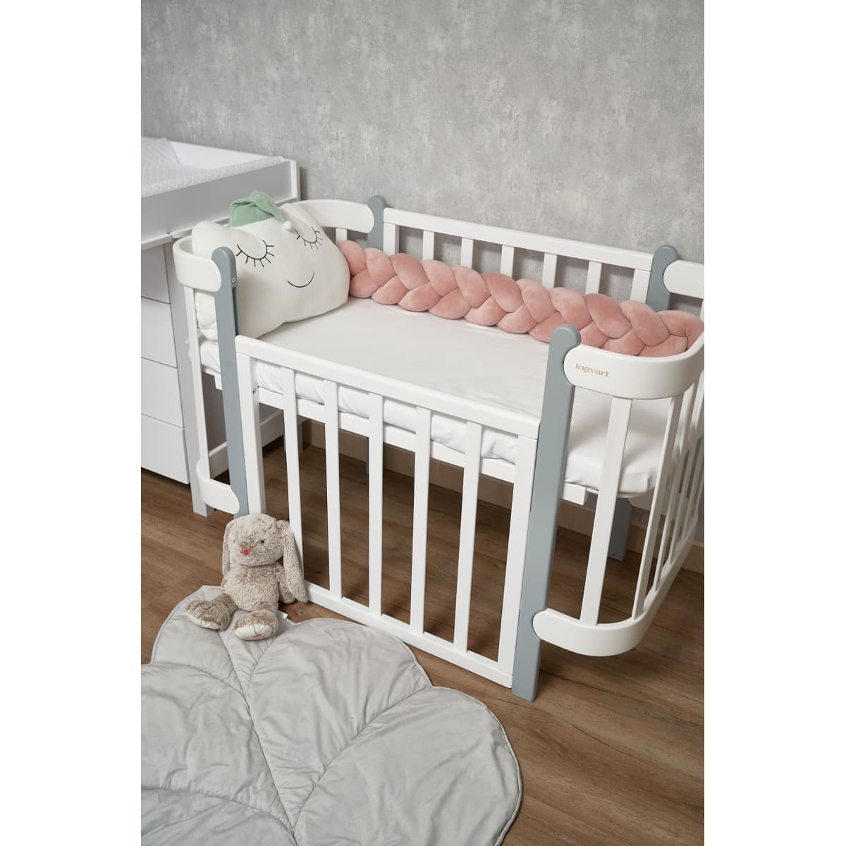Бампер-коса Twins 120 см 2020-K3-120-24 Pastel Бампер-коса Twins 120 см 2020-K3-120-24 Pastel