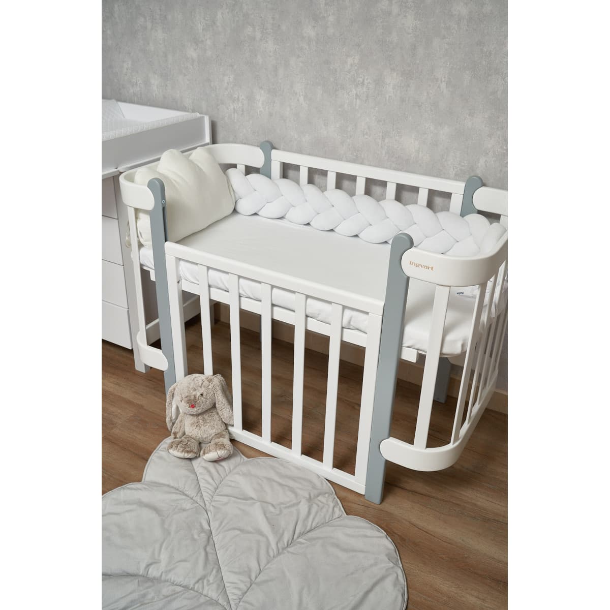 Бампер-коса Twins 120 см 2020-K3-120-01 White