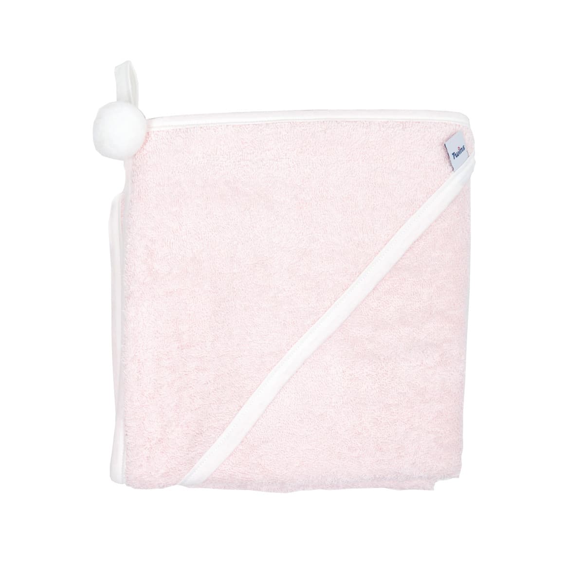 Полотенце-уголок для купания Twins Smurf pink 1510-RTS-24B
