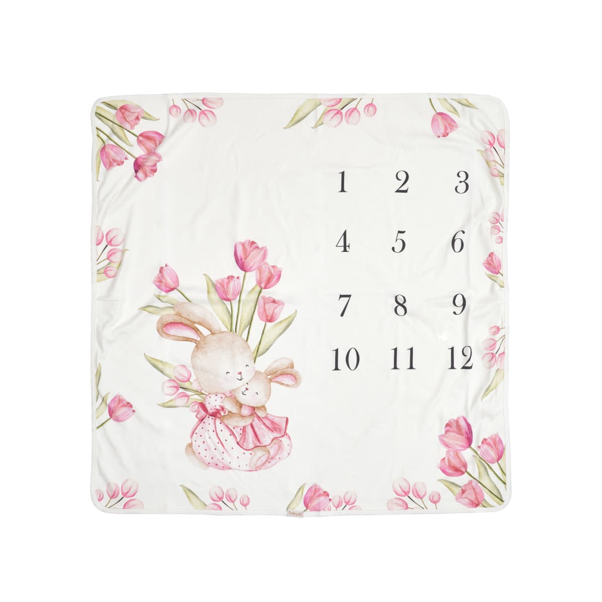 Плед Twins BabyDo 85x80 Календар росту 1401