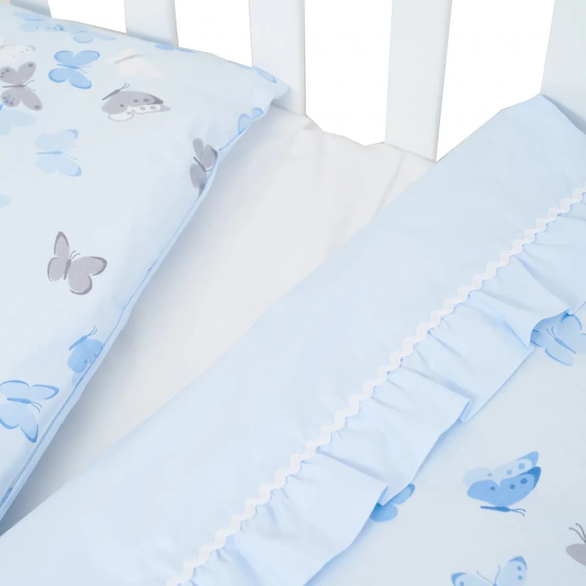 Сменный комплект Twins Romantic Spring collection 3ед Butterfly blue 3024-RS-04 фото 2 Сменный комплект Twins Romantic Spring collection 3ед Butterfly blue 3024-RS-04 фото 2