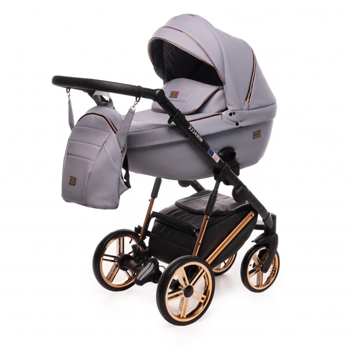 Коляска универсальная 2в1 Broco Miracle grey 9023-BML-04 фото 3 Коляска универсальная 2в1 Broco Miracle grey 9023-BML-04 фото 3