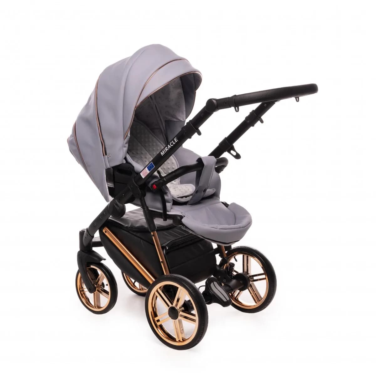 Коляска универсальная 2в1 Broco Miracle grey 9023-BML-04 фото 4 Коляска универсальная 2в1 Broco Miracle grey 9023-BML-04 фото 4