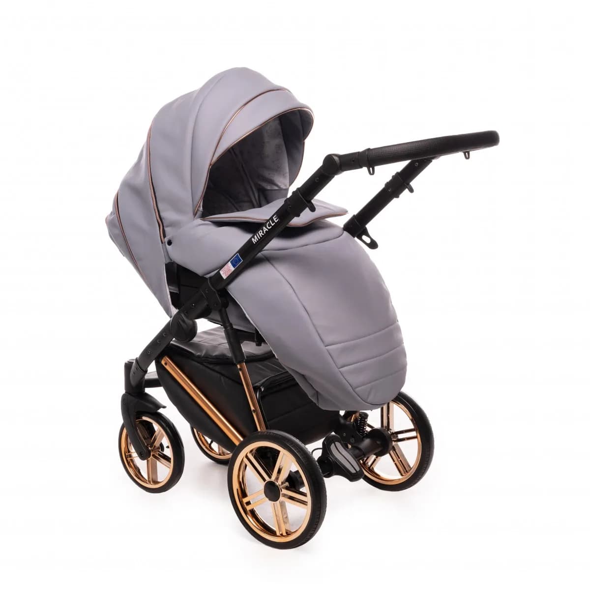 Коляска универсальная 2в1 Broco Miracle grey 9023-BML-04 фото 2 Коляска универсальная 2в1 Broco Miracle grey 9023-BML-04 фото 2