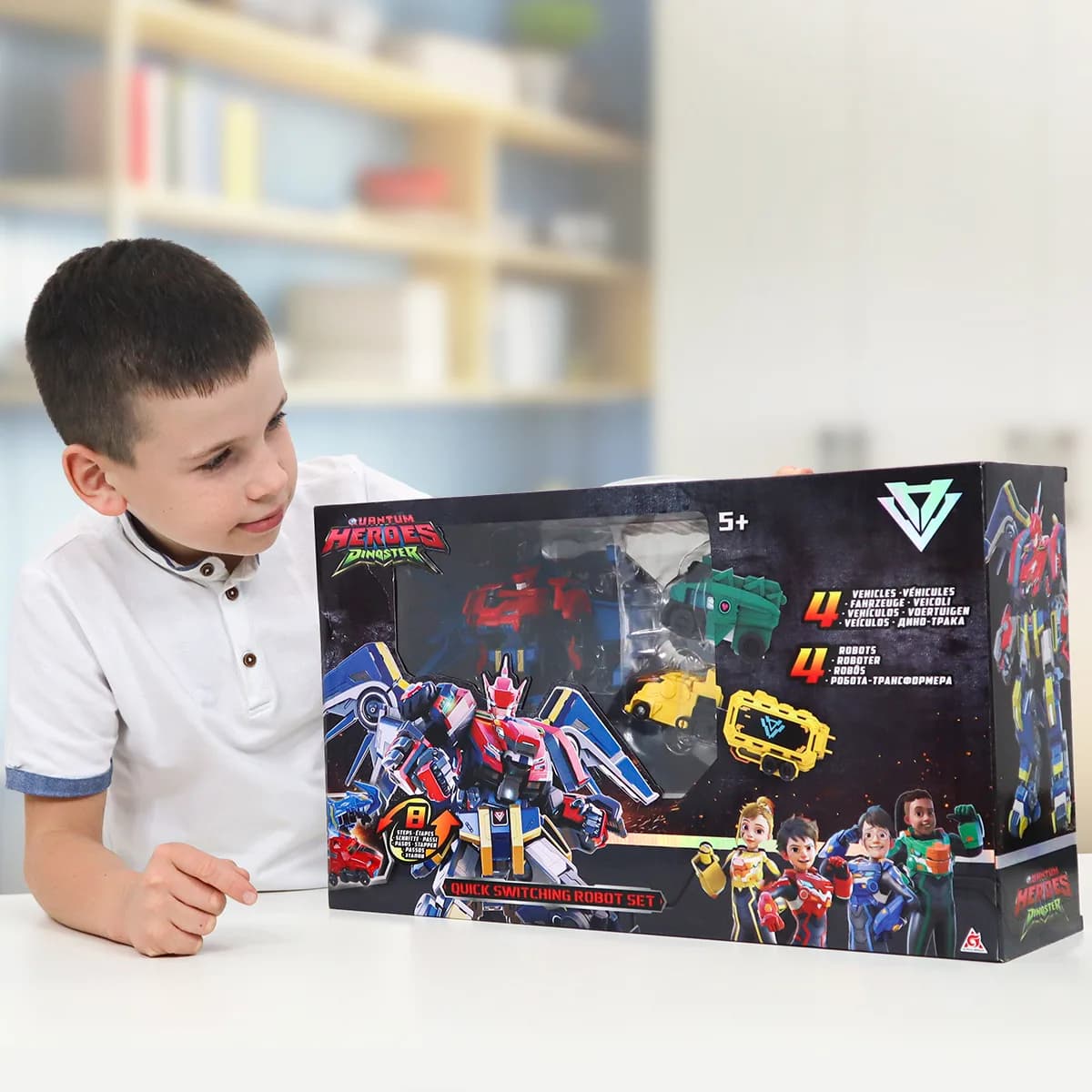 Игровой набор Трансформер Dinoster Быстрая трансформация EU580810A фото 8 Игровой набор Трансформер Dinoster Быстрая трансформация EU580810A фото 8