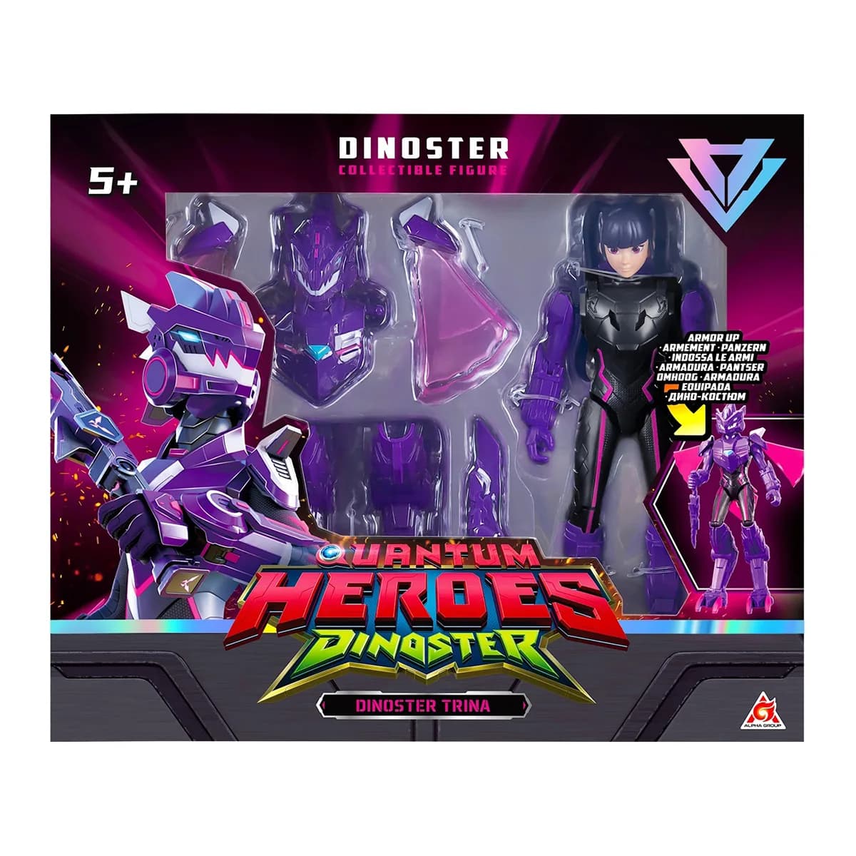 Фігурка Dinoster Тріна 20см EU580836 фото 11 Фігурка Dinoster Тріна 20см EU580836 фото 11