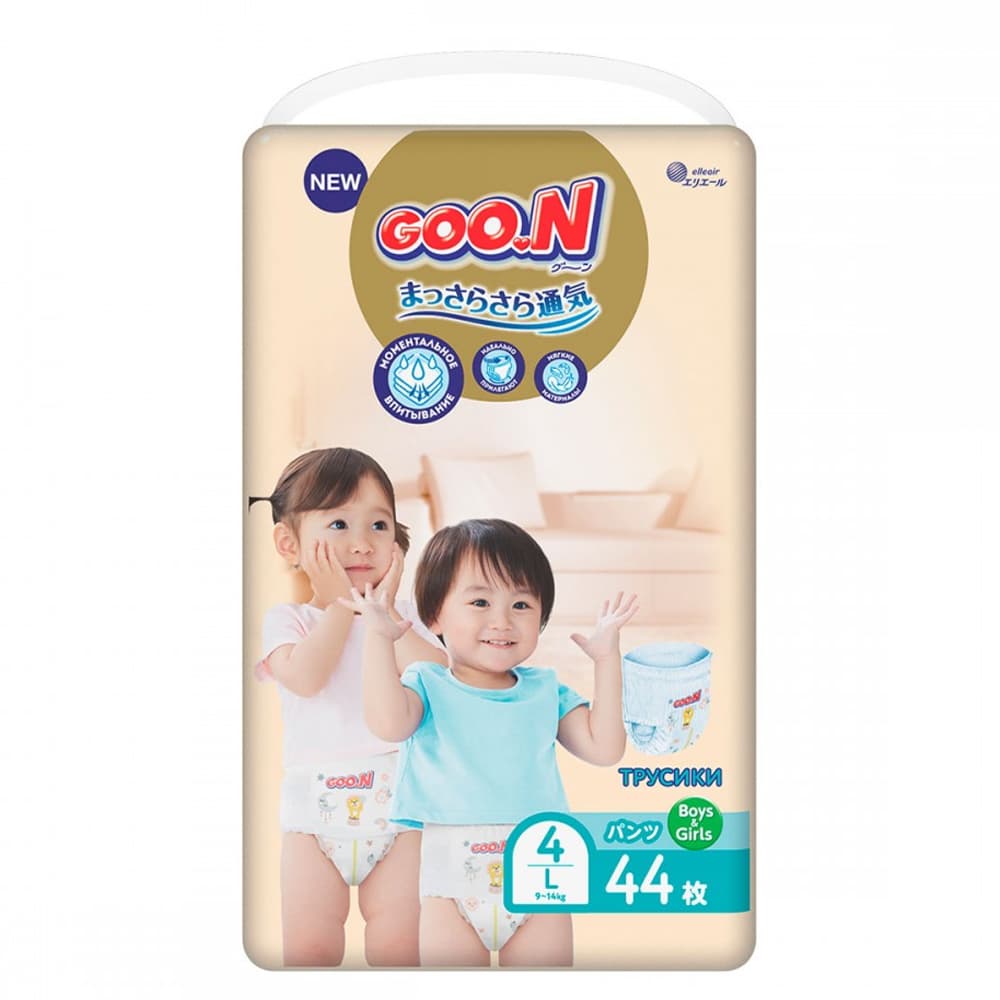 Подгузники-трусики Goo.N Premium Soft L 44шт F1010101-157 Подгузники-трусики Goo.N Premium Soft L 44шт F1010101-157
