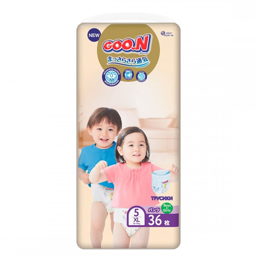Підгузники-трусики Goo.N Premium Soft XL 36шт F1010101-158