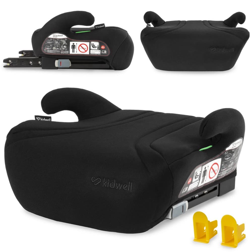 Автокрісло-бустер Kidwell Bono Isofix 125-150см KBIFBL black