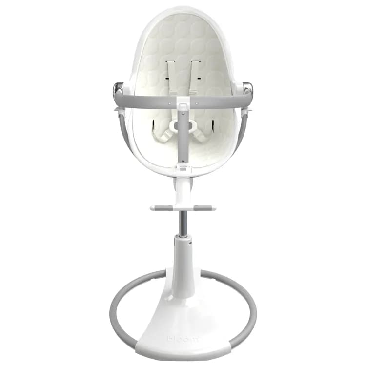 Стільчик для годування Bloom Fresco White+lunar silver E10535-W\E10516-LSL фото 2 Стільчик для годування Bloom Fresco White+lunar silver E10535-W\E10516-LSL фото 2