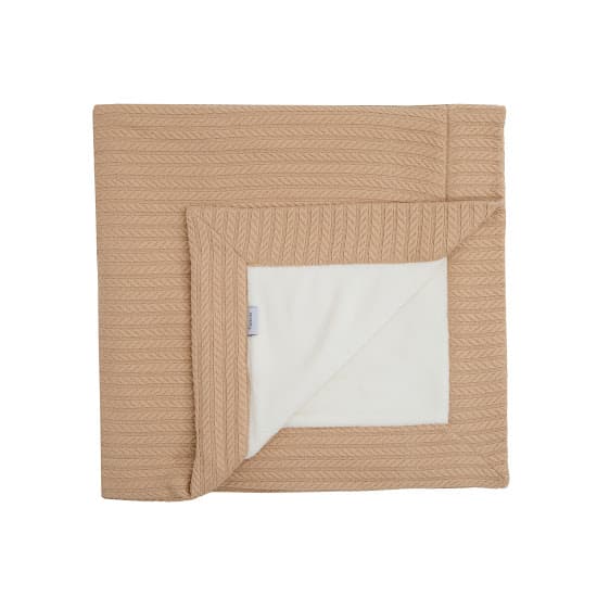 Плед Twins Pastel nude 100х100 1407-TP-00-02 beige