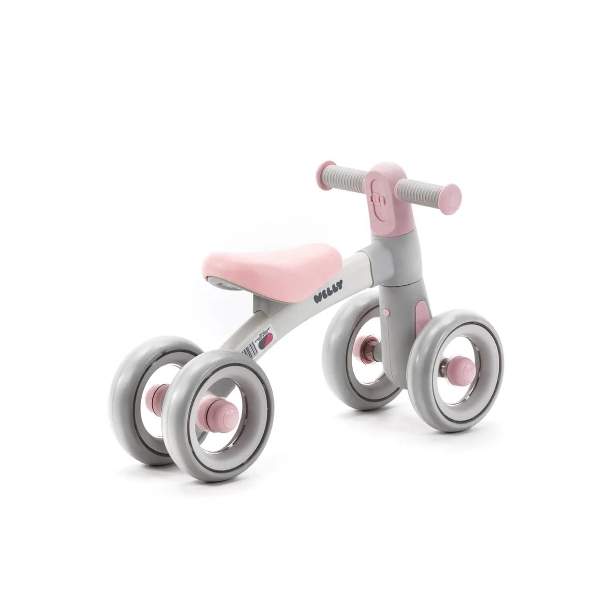 Беговел 6" Adamex Welly 681619 grey-pink фото 3 Беговел 6" Adamex Welly 681619 grey-pink фото 3