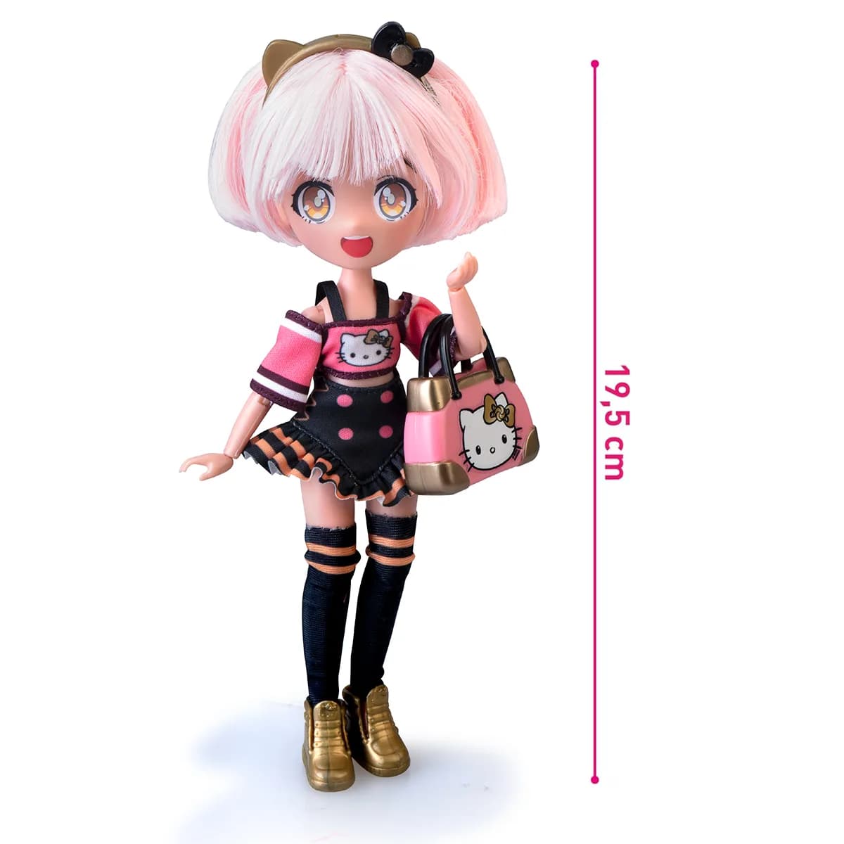 Лялька 4SF Manga Dolls Hello Kitty Золота Ролер Діва HKTF1000 фото 3 Лялька 4SF Manga Dolls Hello Kitty Золота Ролер Діва HKTF1000 фото 3