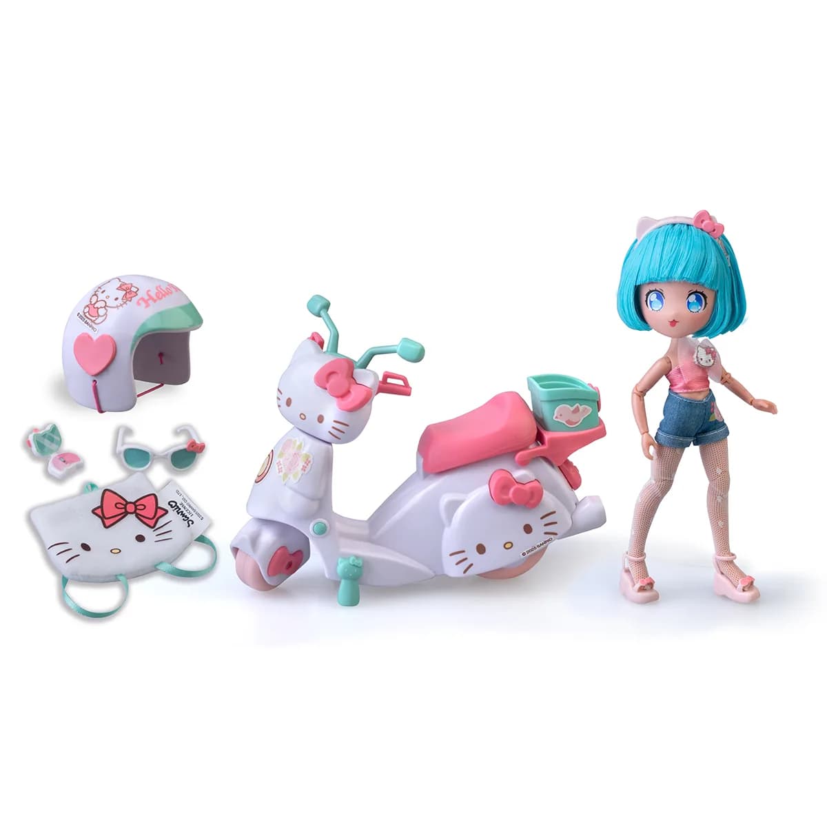 Лялька Manga Dolls Hello Kitty Красуня Пінк на скутері HKTF3000 фото 2 Лялька Manga Dolls Hello Kitty Красуня Пінк на скутері HKTF3000 фото 2