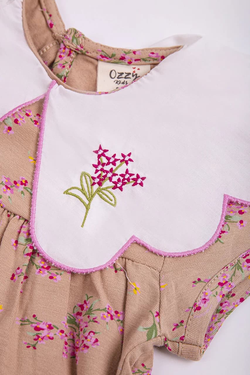 Платье "Цветы" Ozzy Kids H-075 фото 4 Платье "Цветы" Ozzy Kids H-075 фото 4