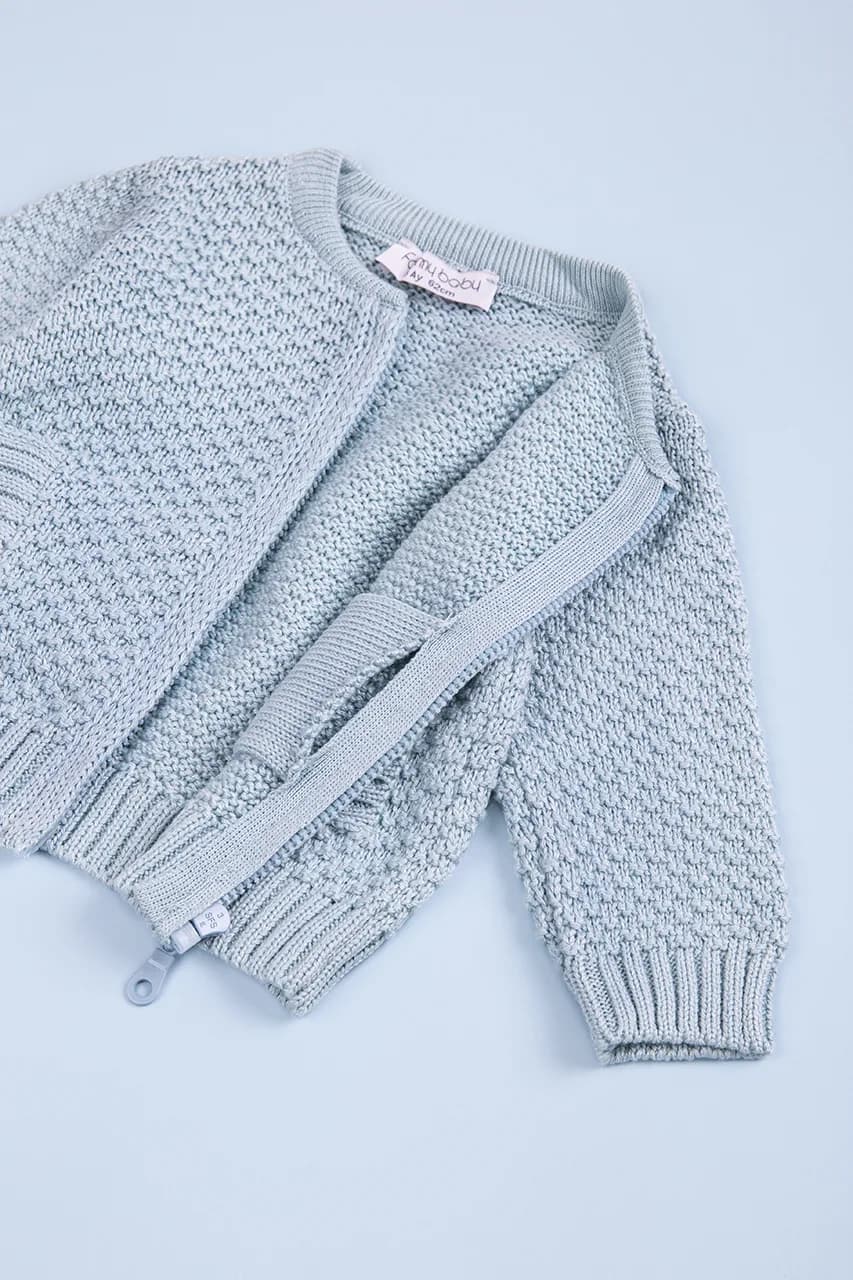 Кофта для новонароджених 62-80 For my baby 21705 -м'ятний фото 2 Кофта для новонароджених 62-80 For my baby 21705 -м'ятний фото 2