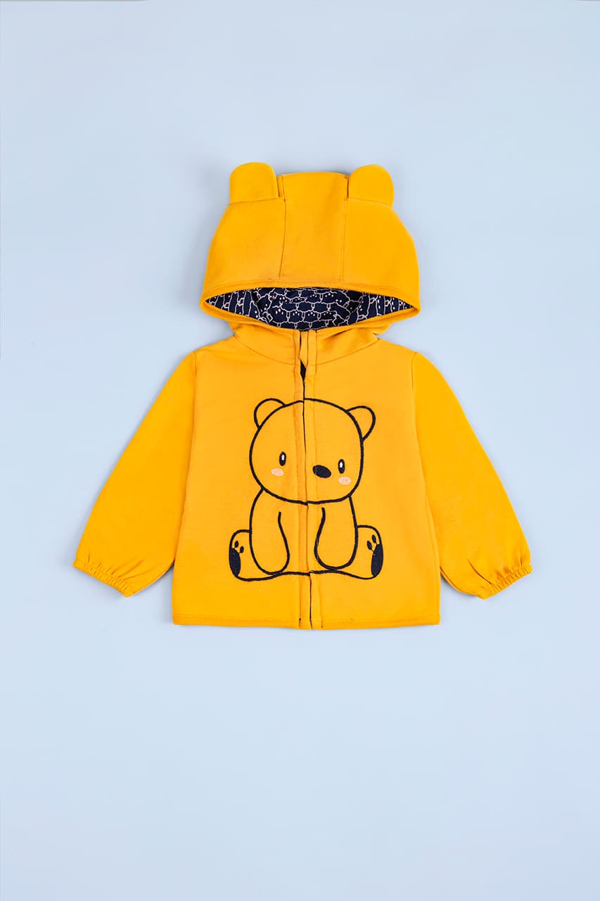 Кофта для новонароджених 62-80 For my baby 23701 -жовтий