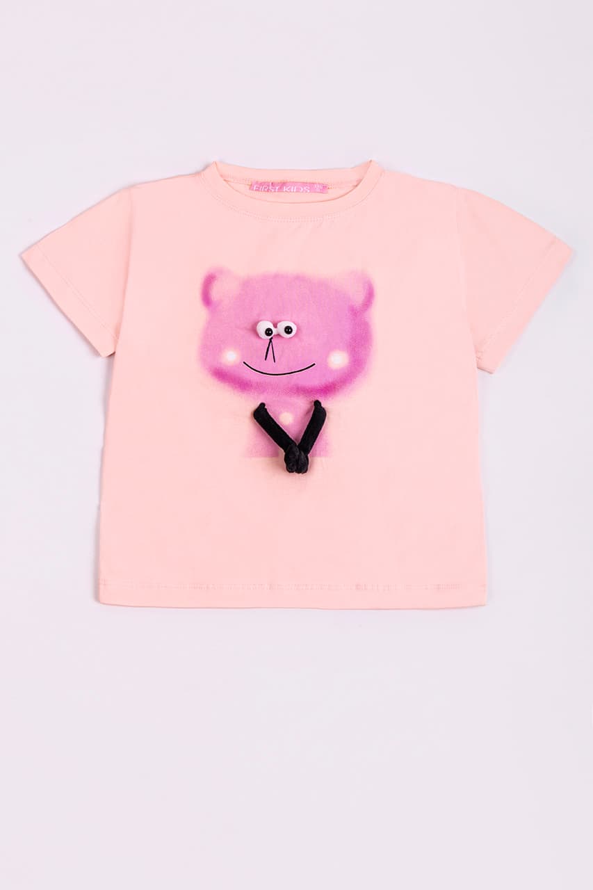 Футболка "Мишка" девочка First kids 11204