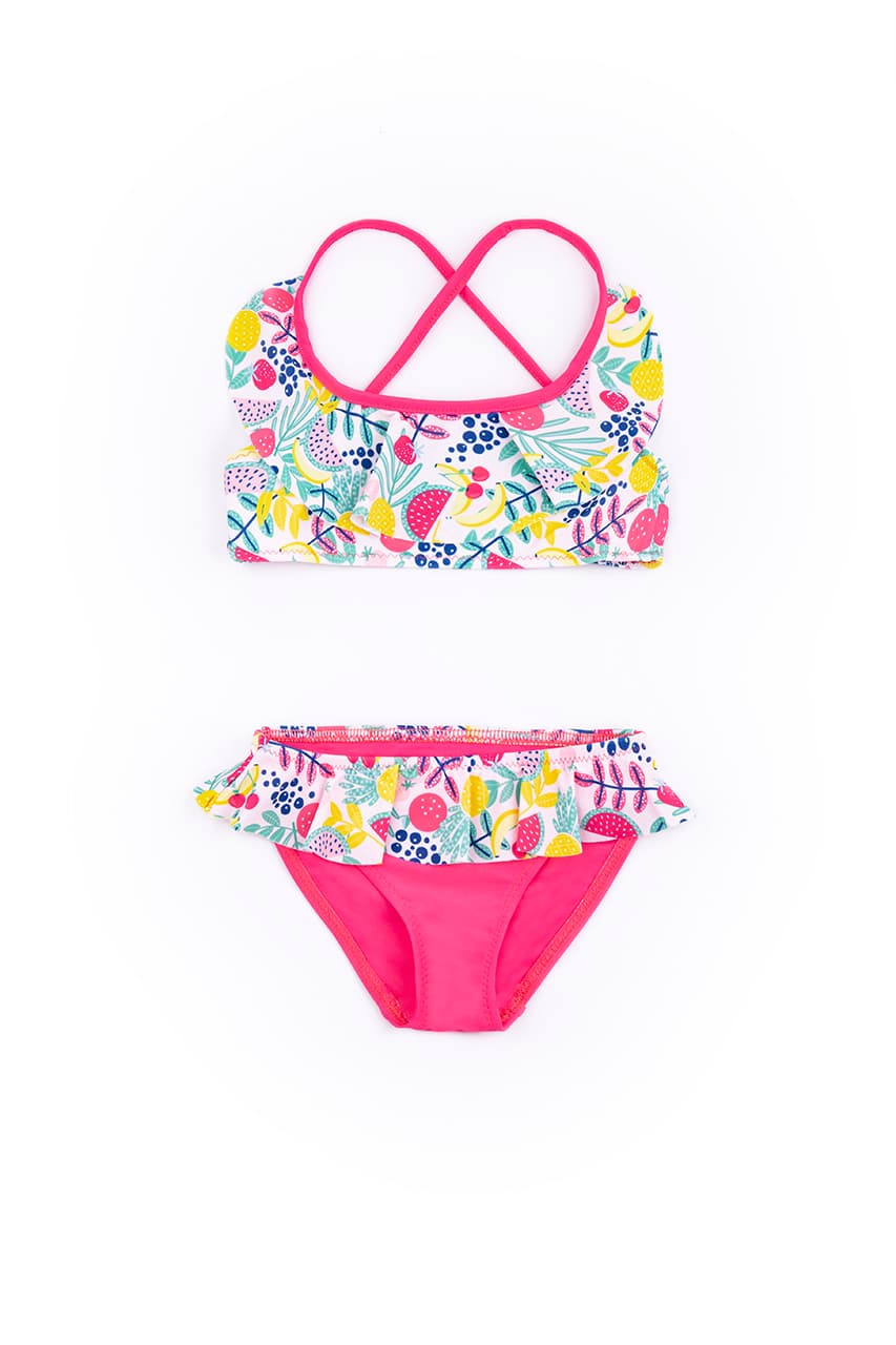 Купальник 116 Keyzi Papillons -малиновый