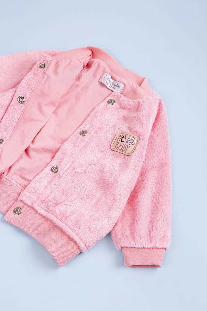Кофта для новорожденных 62-80 For my baby 23706- розовый фото 2 Кофта для новорожденных 62-80 For my baby 23706- розовый фото 2