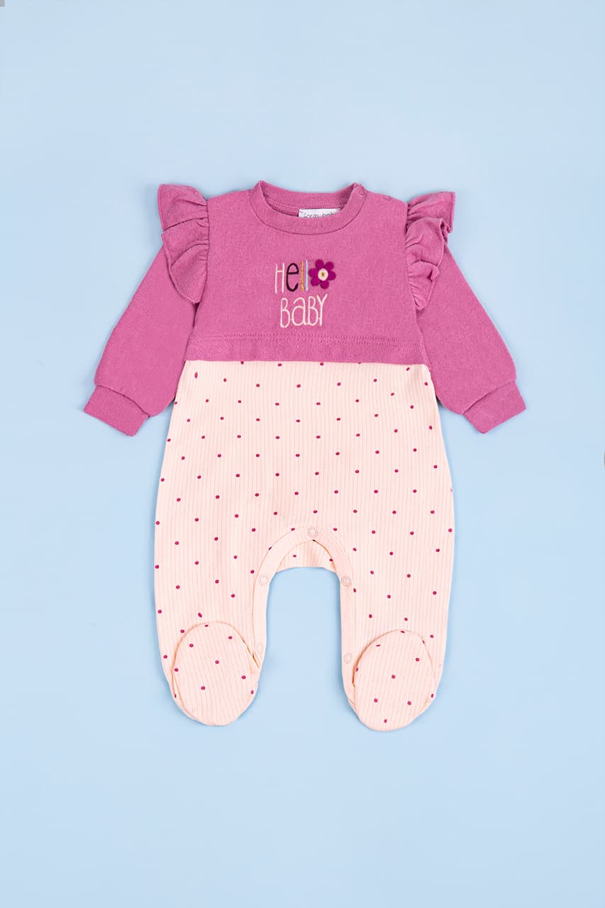 Комбинезон для детей 50-74 For my baby 23407 -сиреневый