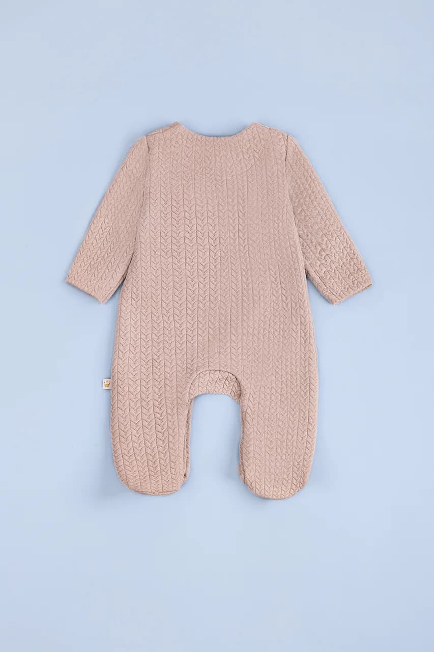 Комбінезон для дітей 50-74 For my baby 22478 -бежевий фото 4 Комбінезон для дітей 50-74 For my baby 22478 -бежевий фото 4