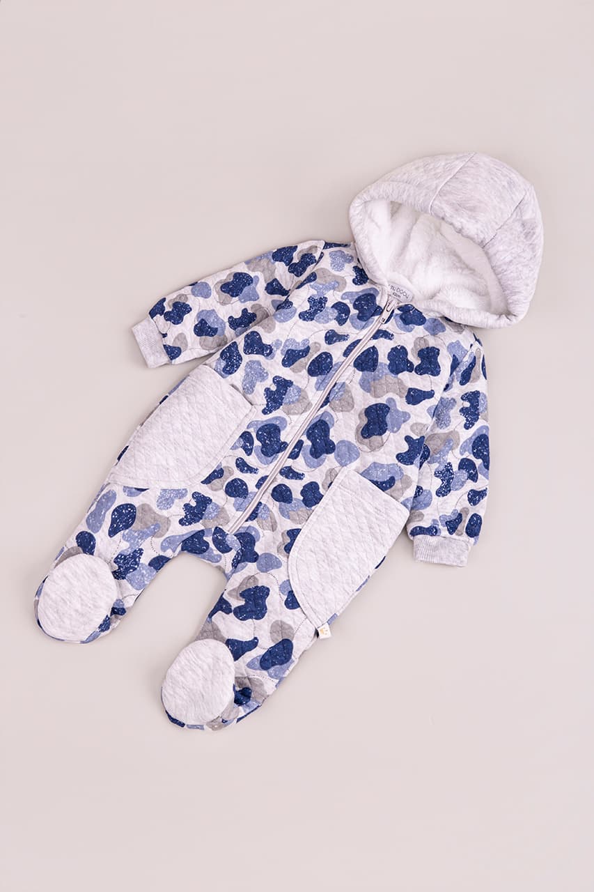 Комбинезон для новорожденных 62-74 For my baby 204105- синий