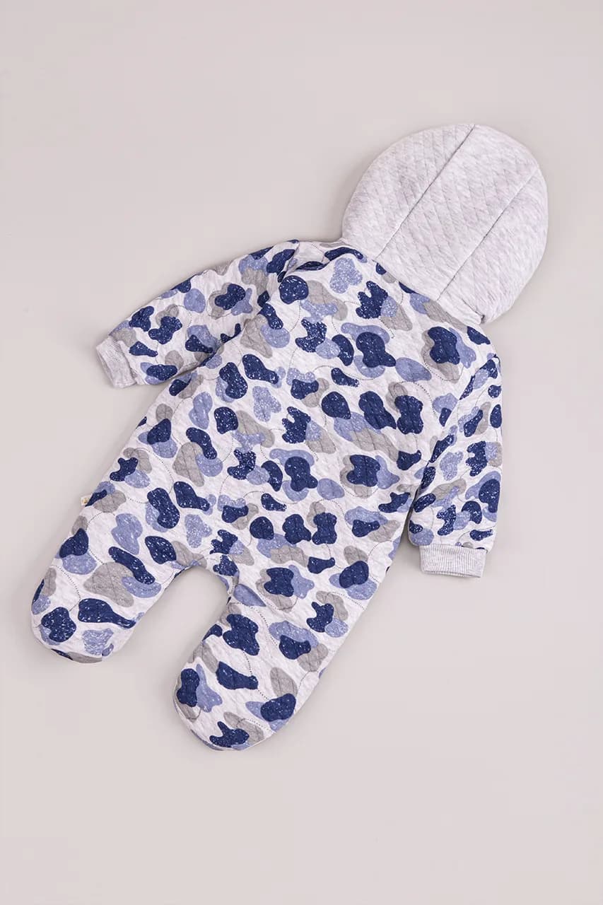 Комбинезон для новорожденных 62-74 For my baby 204105- синий фото 4 Комбинезон для новорожденных 62-74 For my baby 204105- синий фото 4