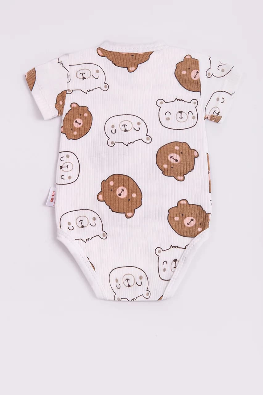 Боди для новорожденных Nayinom 2602 -коричневый фото 2 Боди для новорожденных Nayinom 2602 -коричневый фото 2