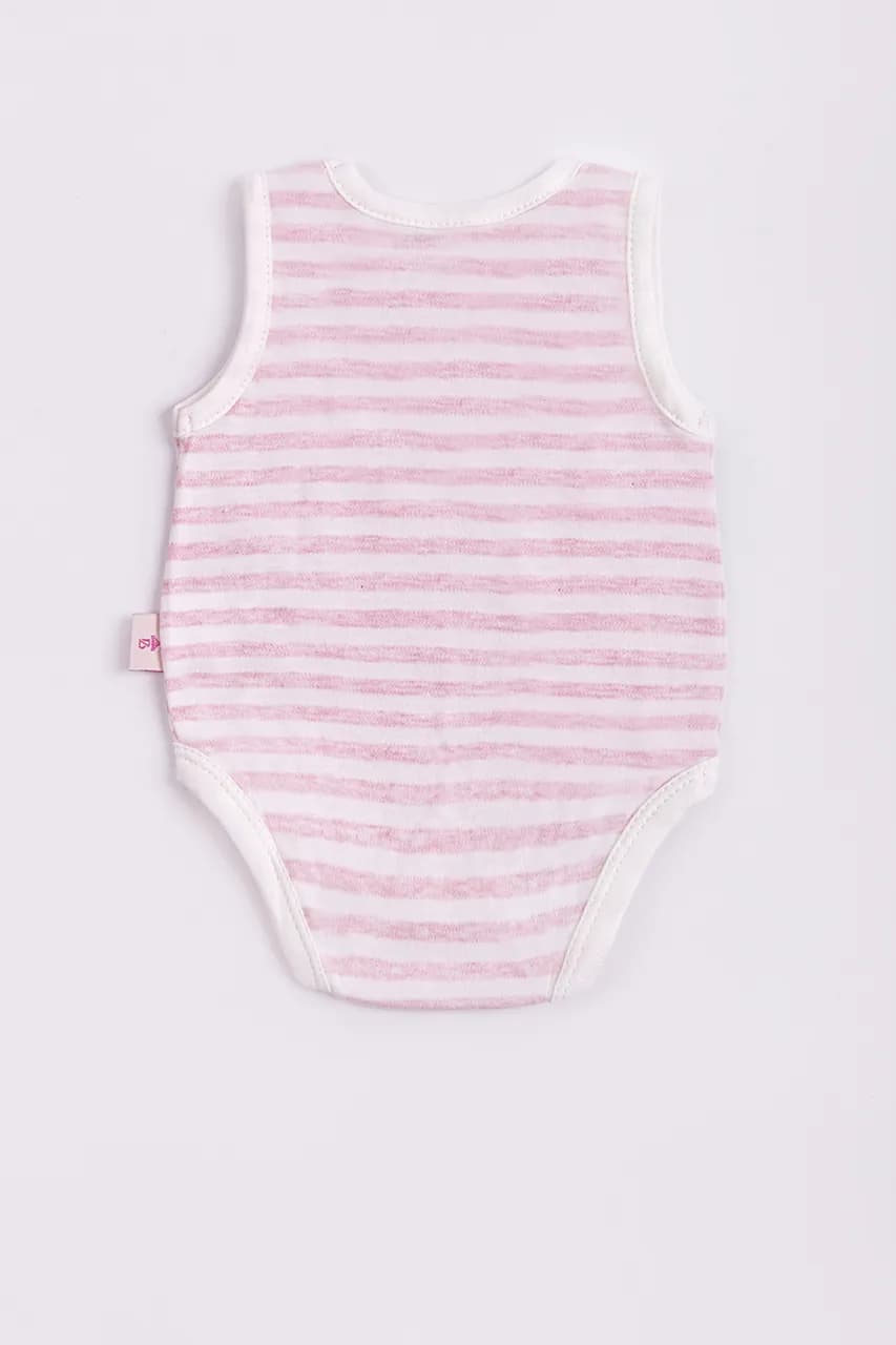 Боді для новонароджених Babydola 12651 -рожевий фото 2 Боді для новонароджених Babydola 12651 -рожевий фото 2