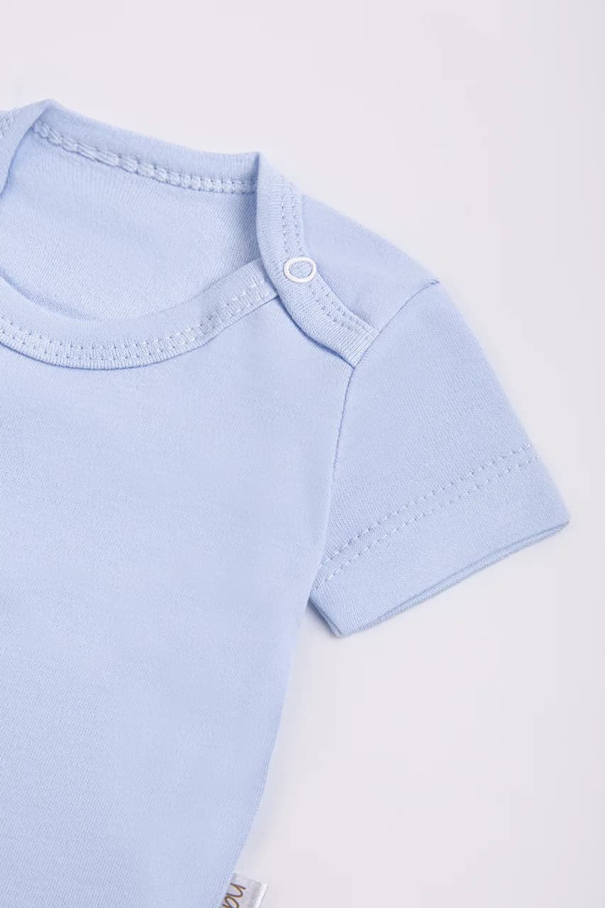Боди для новорожденных Nayinom 1502 -голубой фото 2 Боди для новорожденных Nayinom 1502 -голубой фото 2
