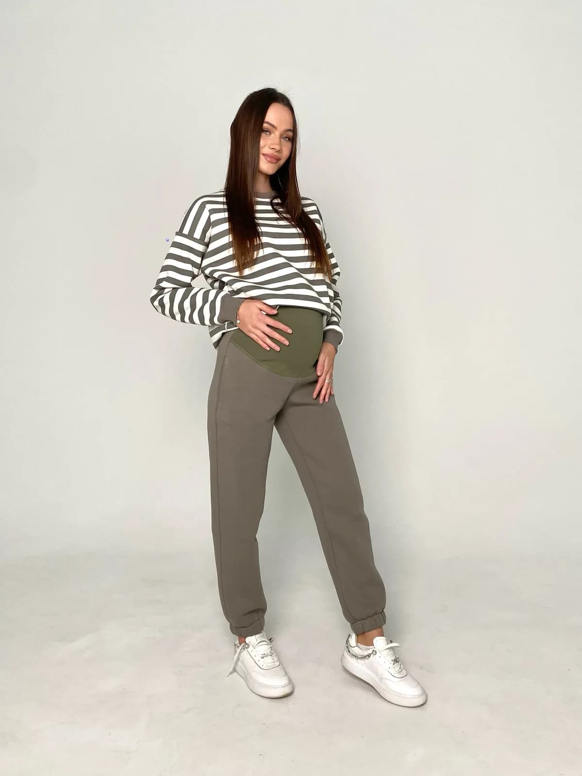 Костюм спортивний для вагітних та годування Dianora 2357 1379/2315 1374 -бежевий фото 6