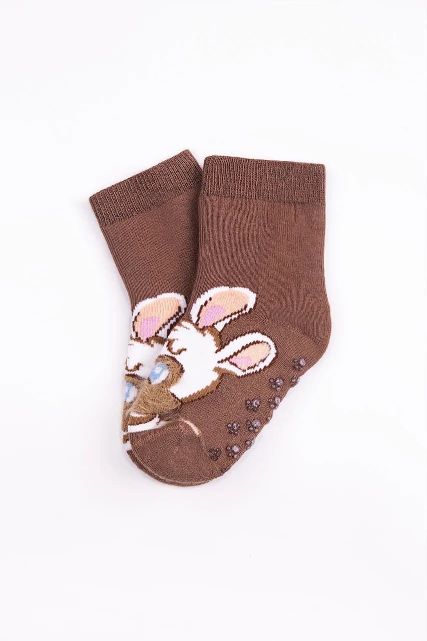 Шкарпетки з гальмами махра 22-25 Bross 50174/009589 -коричневий фото 2 Шкарпетки з гальмами махра 22-25 Bross 50174/009589 -коричневий фото 2