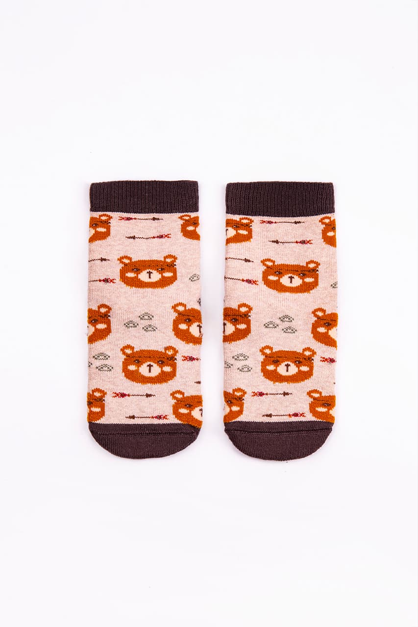 Носки с тормозами махра 22-25 Bross 50129/009588 -бежевый