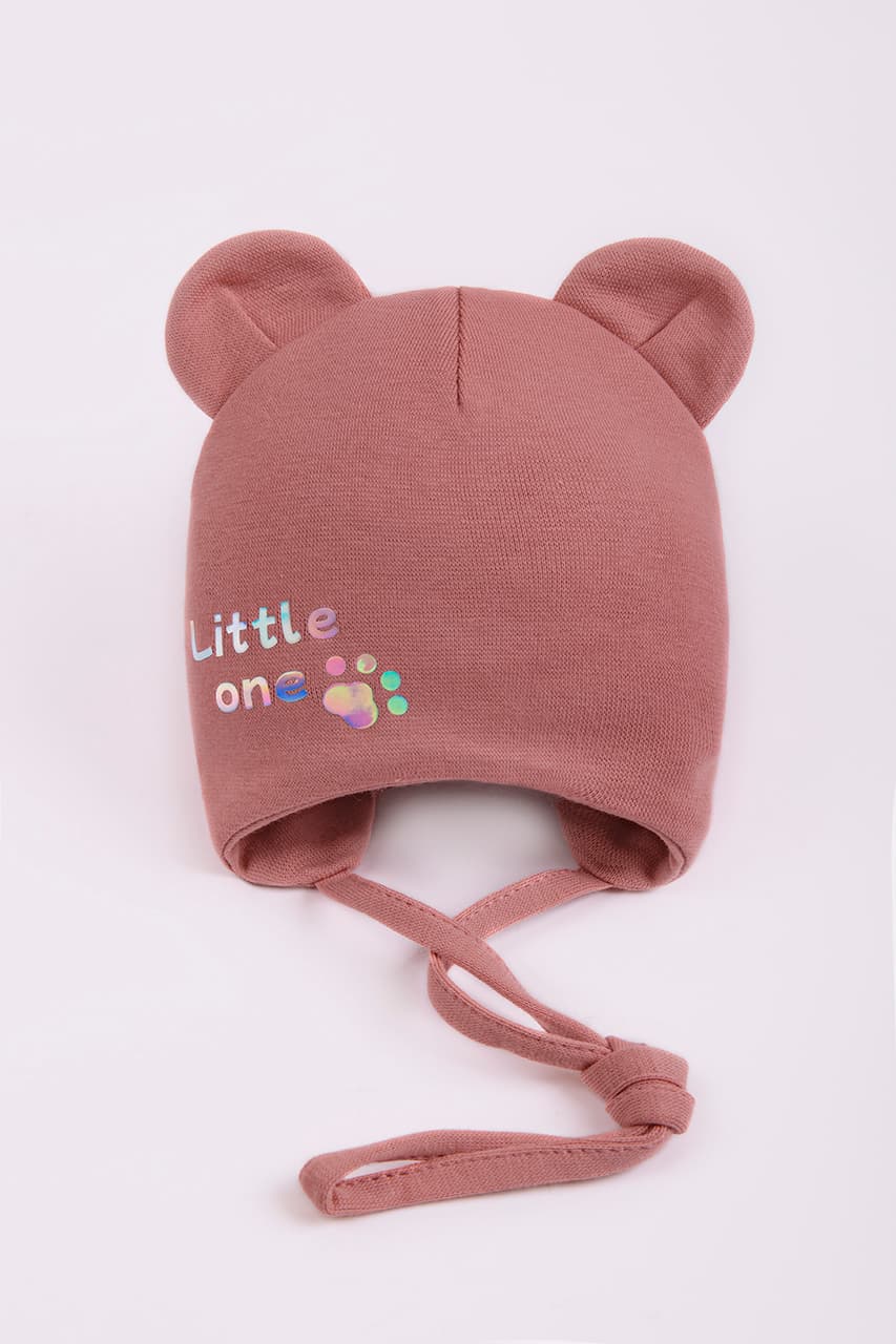 Шапка "Little one" трикотаж н/з Talvi 02744 темно-рожевий