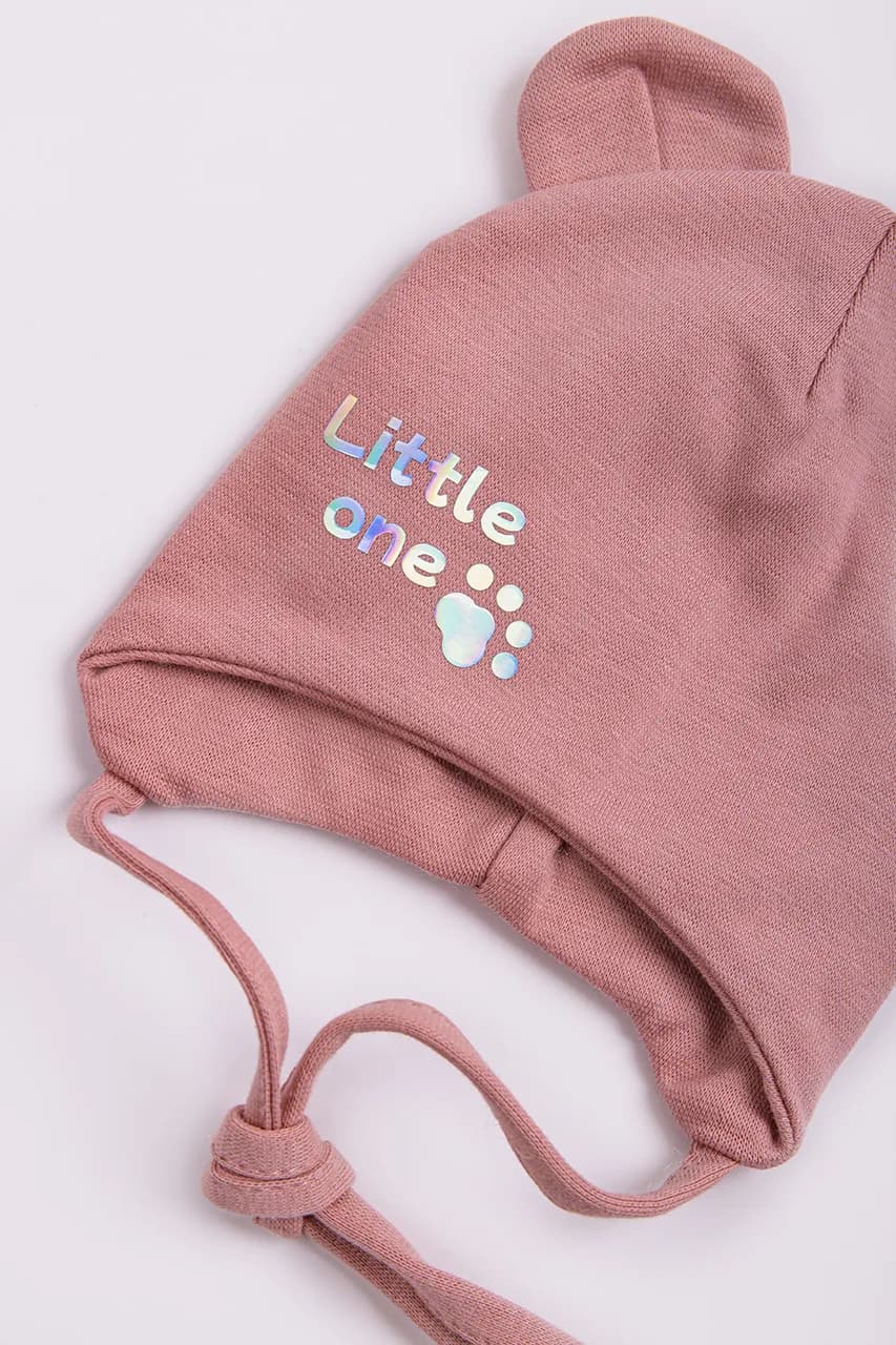 Шапка "Little one" трикотаж н/з Talvi 02744 темно-розовый фото 3 Шапка "Little one" трикотаж н/з Talvi 02744 темно-розовый фото 3