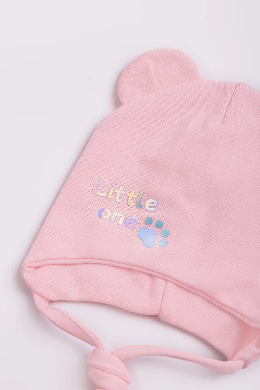 Шапка "Little one" трикотаж н/з Talvi 02744 персиковый фото 3 Шапка "Little one" трикотаж н/з Talvi 02744 персиковый фото 3