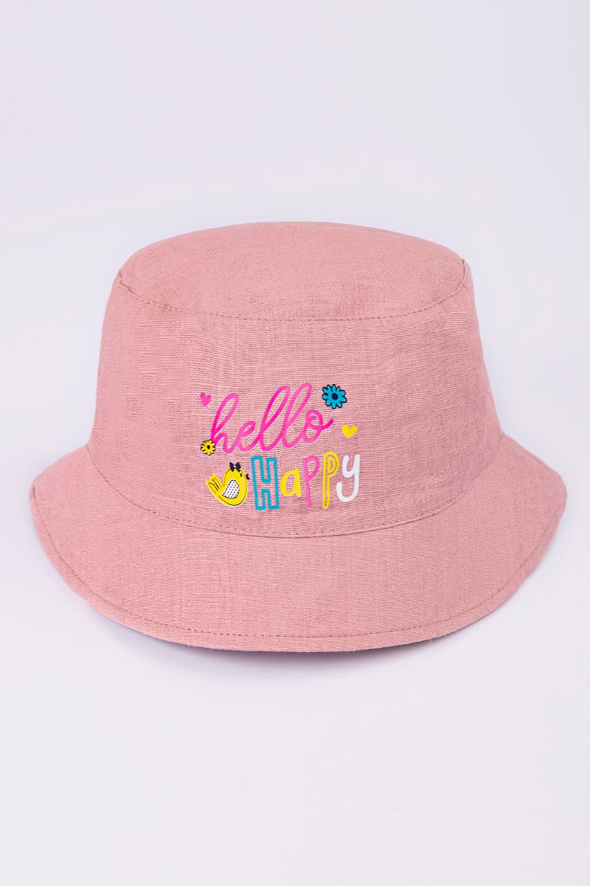 Панама "Hello Happy" Glory Kids 8129 темно-розовый