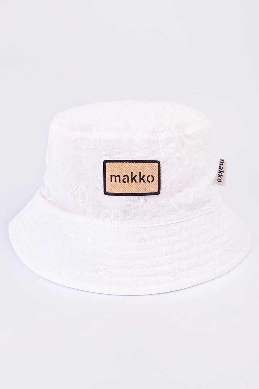 Панама "Цифри та букви" Makko Л12925 білий