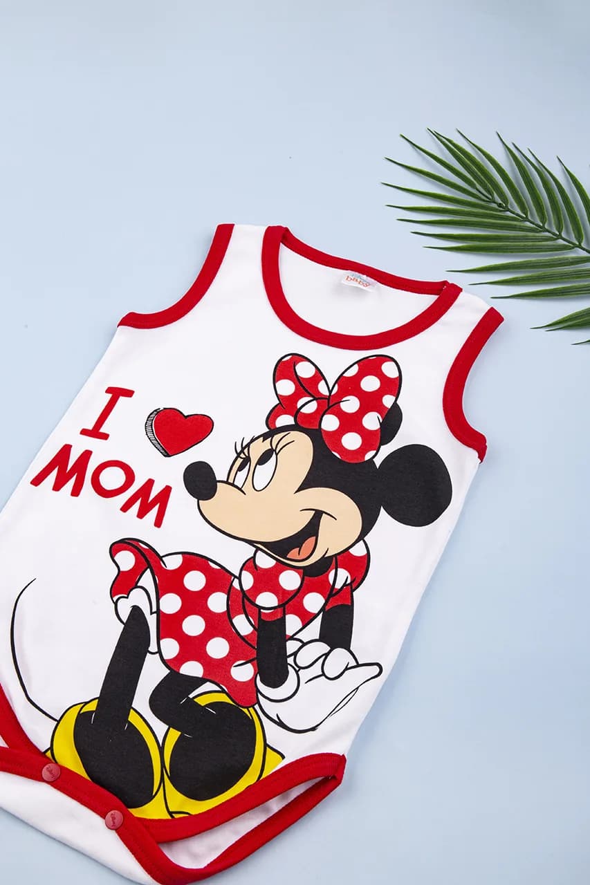 Комплект для девочки (боди-майка+шорты) 68-92 Disney Minnie MN15631 фото 2 Комплект для девочки (боди-майка+шорты) 68-92 Disney Minnie MN15631 фото 2