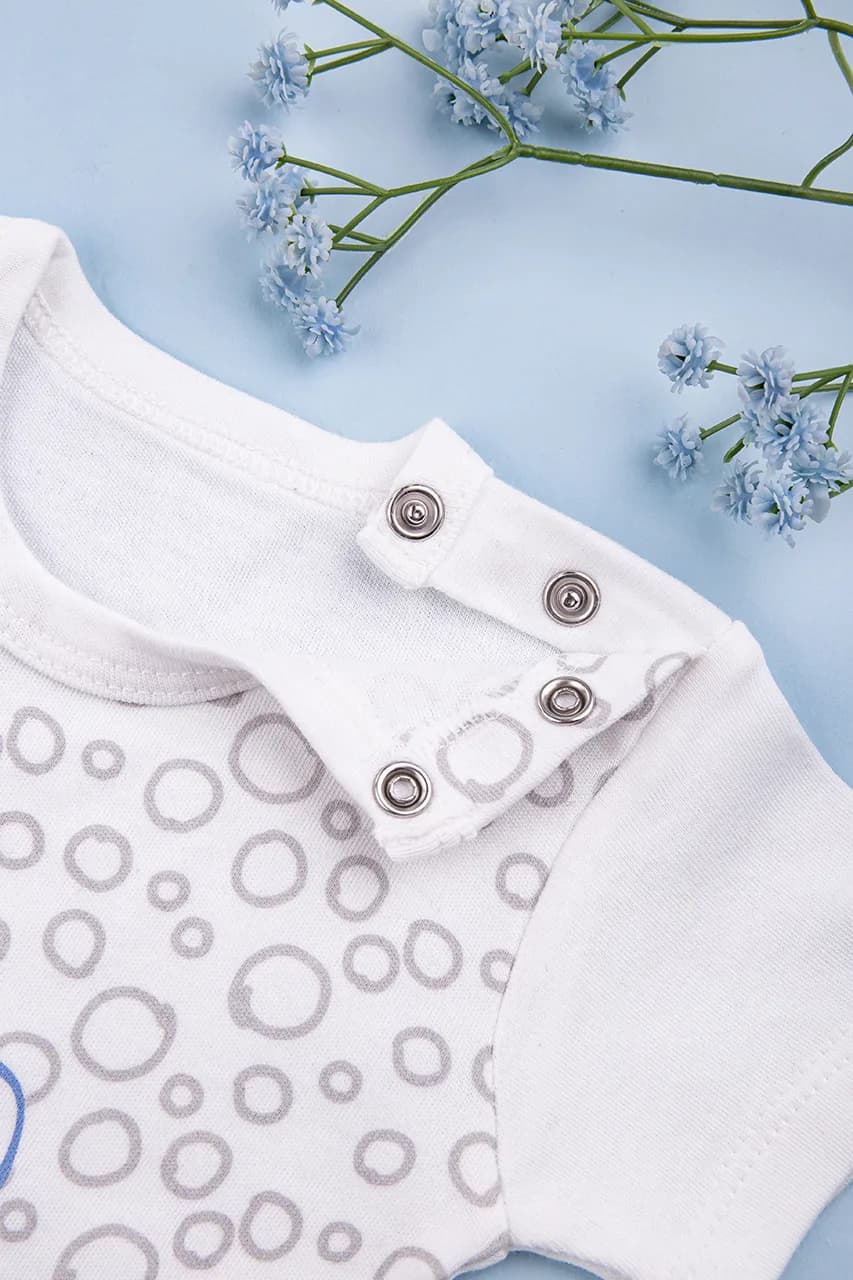 Боди для новорожденного 0-12 Veo Baby 12833 - молочный фото 3 Боди для новорожденного 0-12 Veo Baby 12833 - молочный фото 3