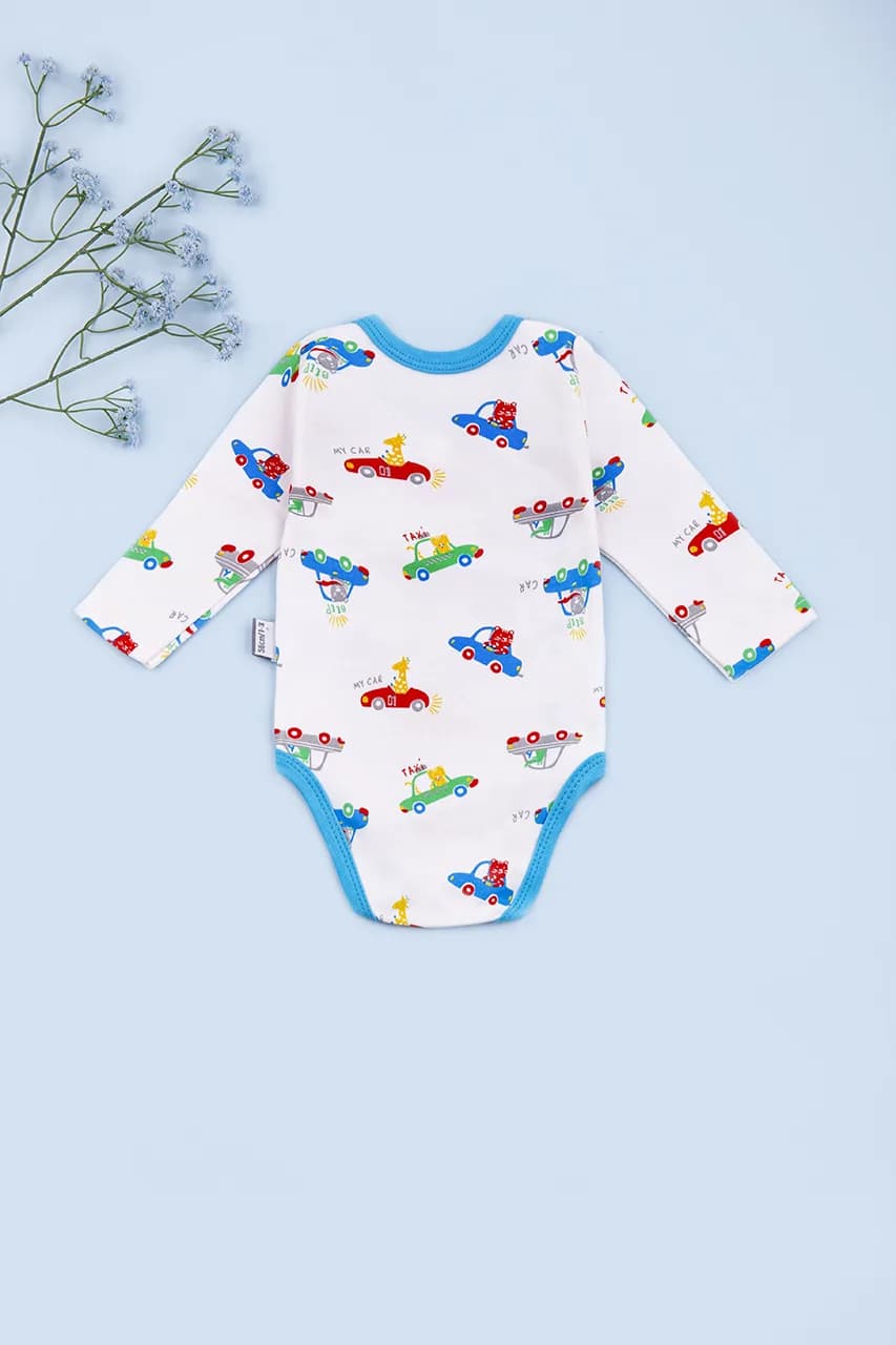 Боді для новонароджених 56-68 Puan baby 3886 -молочний фото 5 Боді для новонароджених 56-68 Puan baby 3886 -молочний фото 5