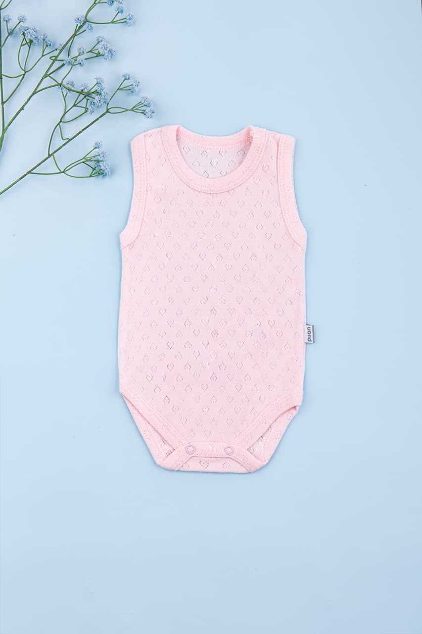 Боді-майка для новонароджених 56-80 Puan baby 2822 -персиковий
