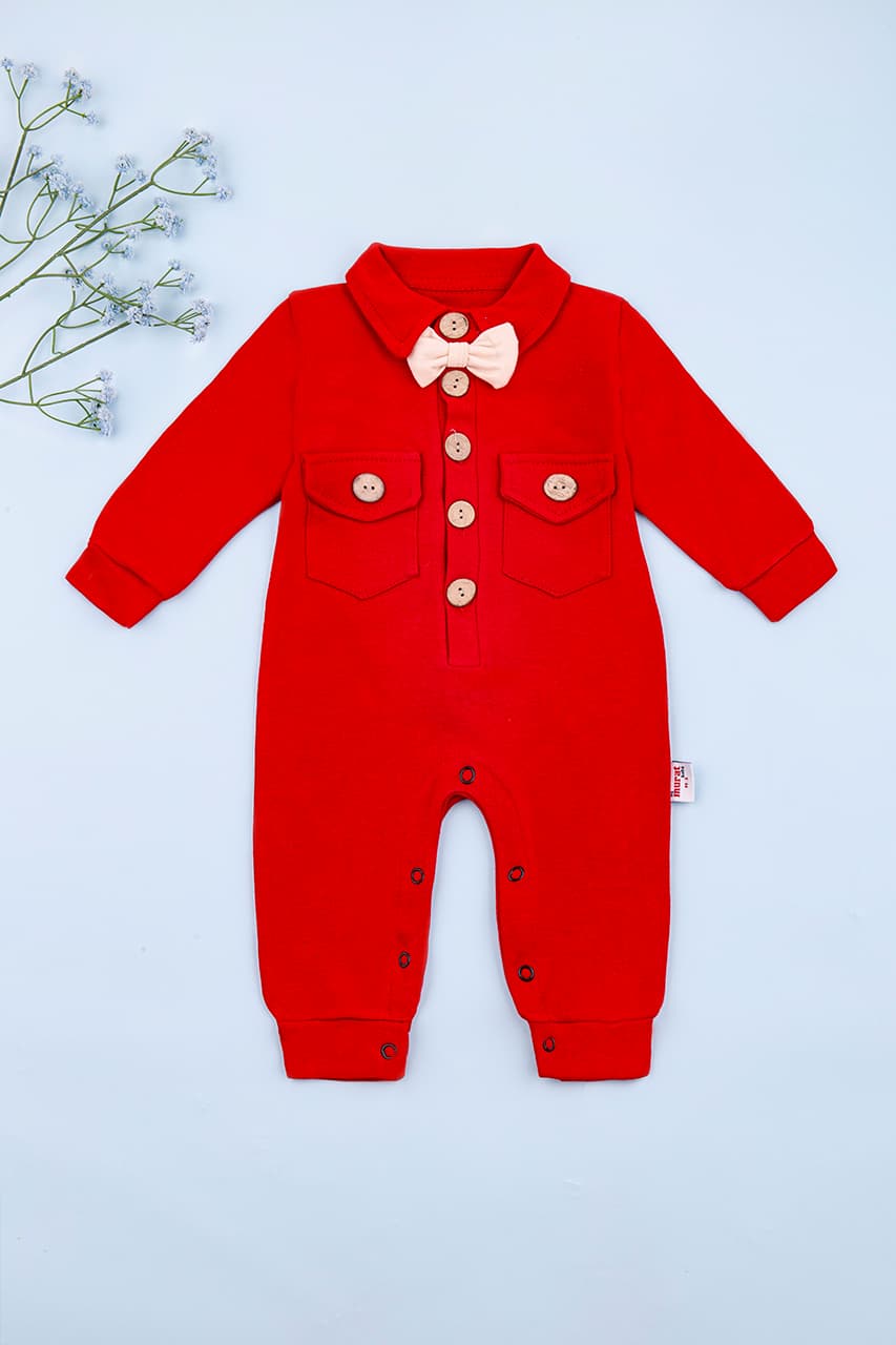 Комбинезон детский 3-12 Murat baby Avk7205 -красный
