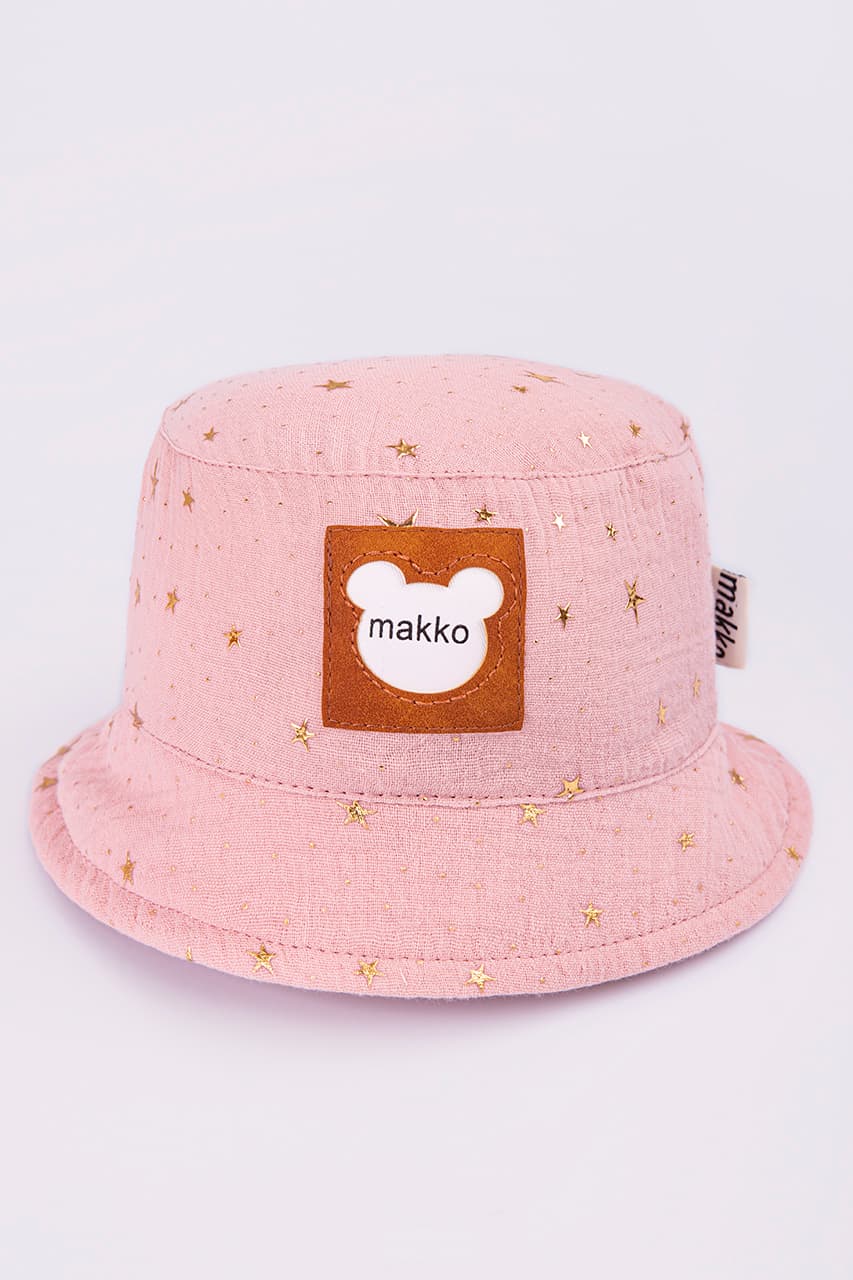 Панама "Звездочки" Makko Л10325 розовый