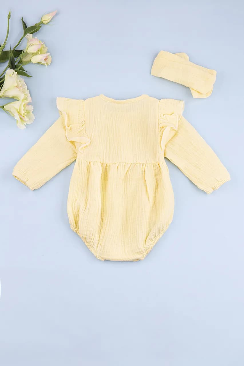 Боди+повязка 56-74 Twins Baby 0538013-1 -желтый фото 6 Боди+повязка 56-74 Twins Baby 0538013-1 -желтый фото 6